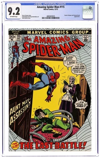 Amazing Spider-Man #115 CGC 9.2 1972 4683603025