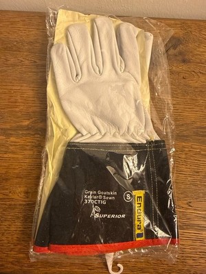 Superior Endura Goatskin Welding Work Gloves 370CTIG Size S Made w/ Kevlar
