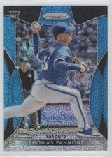 2019 Panini Prizm Tier III Blue Mojo Prizm 125/399 Thomas Pannone #237 sc7