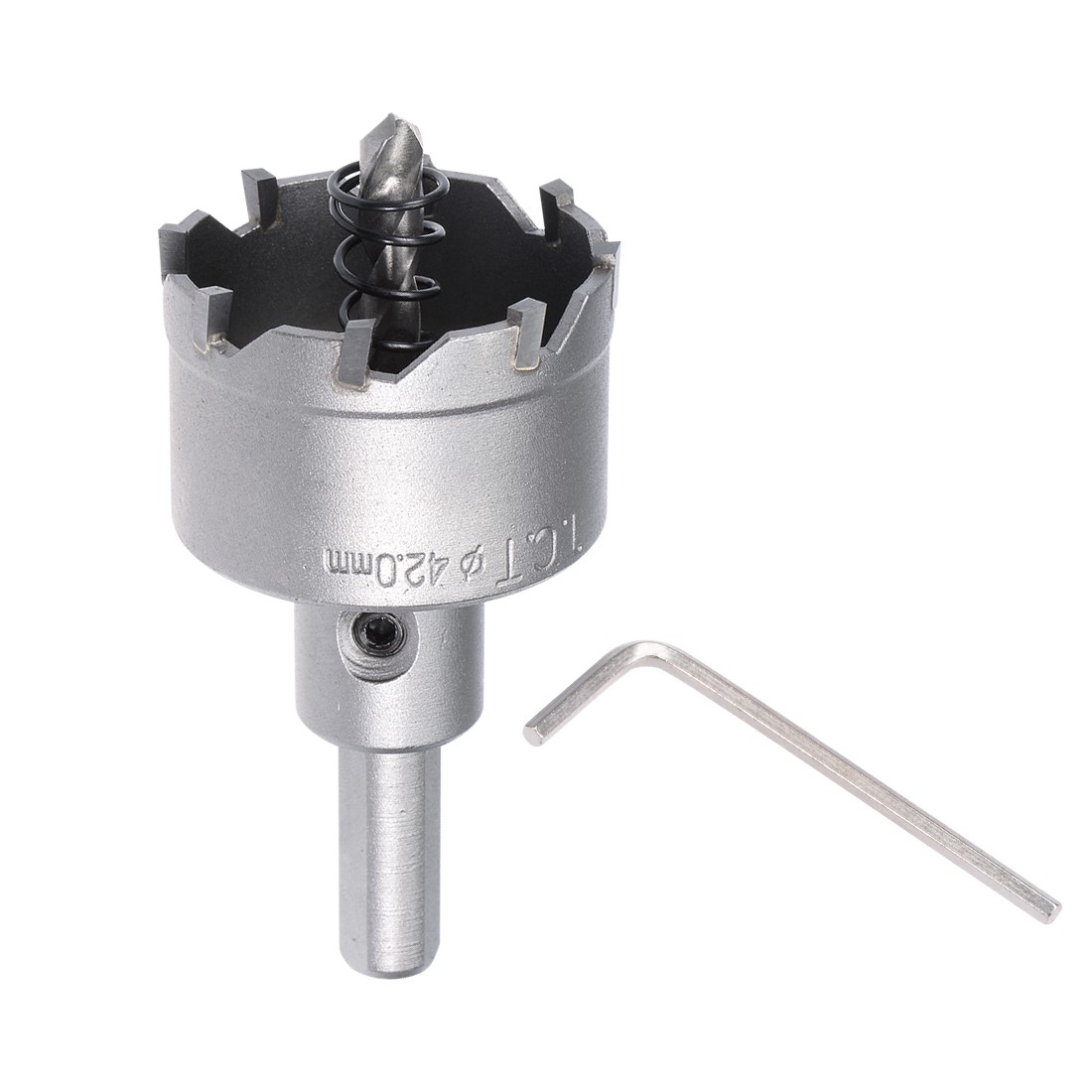 Carbide Hole Saw Cutter Drill Bit Stainless Steel 42mm