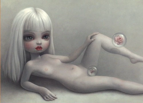 Mark Ryden "Sophia's Bubbles" postcard The Snow Yak Show frame it 5x7