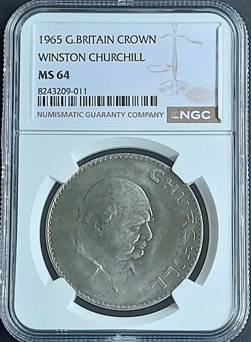 1965 Great Britain Crown , NGC MS 64, Winston Churchill              # 2017#66-7