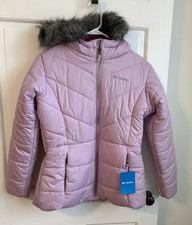 NWT Columbia Girls Katelyn Crest Jacket Puffer Coat Omni Shield Size XL