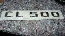 Mercedes Benz Schriftzug Originalteil CL 500 chromfarben