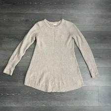 Splendid Cella Jane Sweater Tunic Small Chunky Minimalist Oversized Quiet Luxury