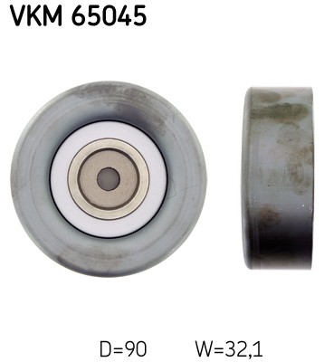Centre SKF VKM 65045 Deflection/Guide Pulley, V-ribbed belt for MITSUBISHI
