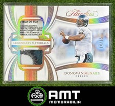 Donovan McNabb 2025 Panini Flawless 14/15 Legendary Laundry Tag Patch Eagles