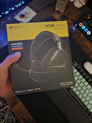 Corsair Void Max v2 Wireless Over Ear Bluetooth Kopfhörer kabellos 130 h