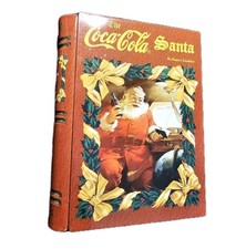 Coca Cola Book Christmas Santa Claus Tin Hidding Treasures Decoration 
