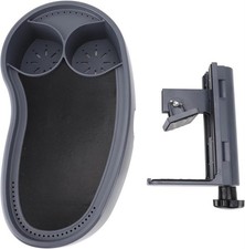 Adjustable Hot Tub Tray with 2 Cup Holder, Heavy Duty, For Tub or Pool, Grey