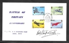 JERSEY 1980 40TH ANNIV BATTLE OF BRITAIN BOB STANFORD TUCK SIGNED ILLUS COVER.