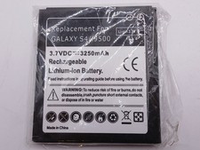 New Replacement 3250mAh Battery for Samsung Galaxy S4, i9500 Lithium-ion 3.7V DC