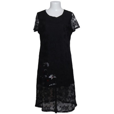 Gabri, Kleid, Größe: M, Schwarz/Rot/Weiß, Elasthan/Polyester, Blumen #oFi