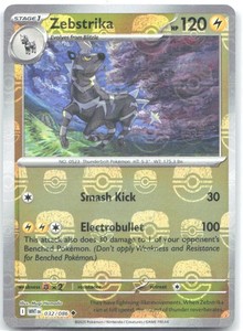 Zebstrika 032/086 SV: White Flare Master Ball Holo