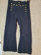 US Navy Wool Sailor Pants - 60's 70's Vintage 29x29