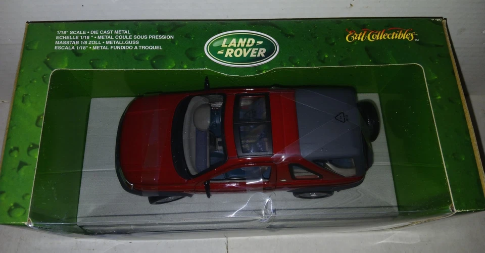 SUV Land Rover Freelander vermelho fundido Ertl 1:18 fundido #7885 1997 - Imagem 2 de 4