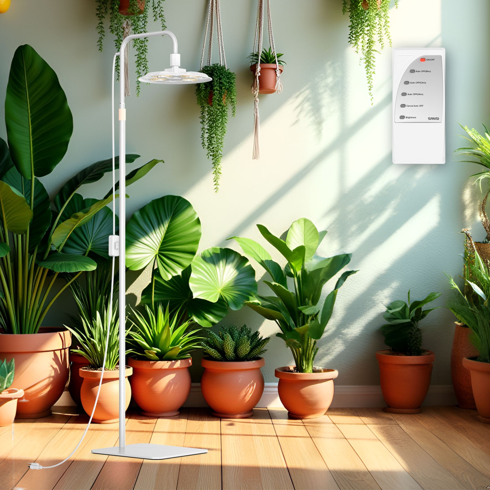 Grow Lights 100W 10200LM Full Spectrum Indoor Growing Tall Plant Remote Control