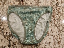 True Vintage Victoria  s Secret Cotton Signature HI Leg Brief Panty Large