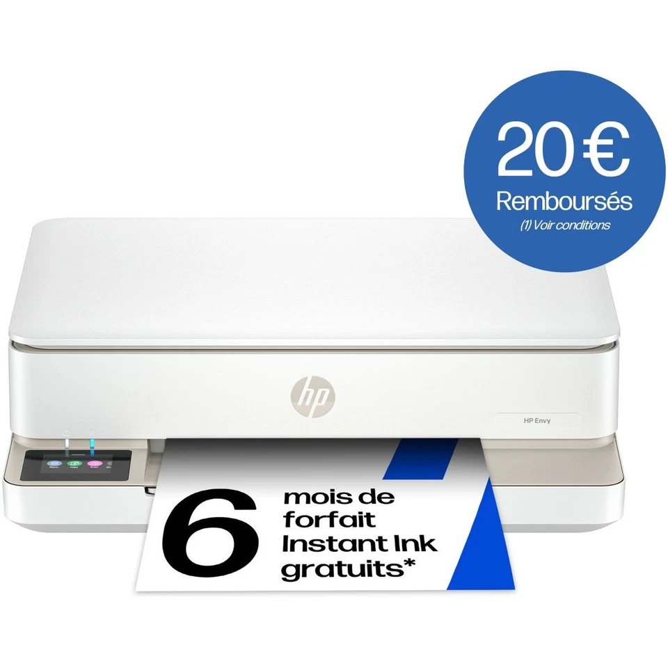 Imprimante jet d'encre HP Envy 6132e/6120e éligible Instant Ink - Photo 1/4