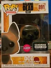 Dog The Walking Dead #891 Funko Pop Flocked Supply Drop Exclusive w/ Protector!!