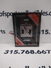 2025 PANINI IMPECCABLE LIV GOLF HOBBY BOX!