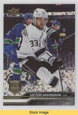 2023 Upper Deck Series 2 Speckled Rainbow Foil Viktor Arvidsson #331 READ 0il7
