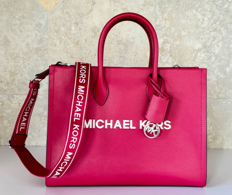 Michael Kors Mirella Medium East West Tote Satchel Shoulder Bag