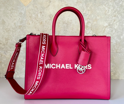 Michael Kors Mirella Medium East West Tote Satchel Shoulder Bag