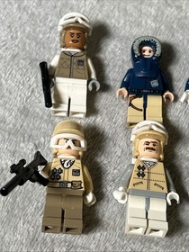 lot of 6 Lego star wars minifigures Sw0263 Sw0253a Sw0258 Sw1143 Sw0259 Sw1185