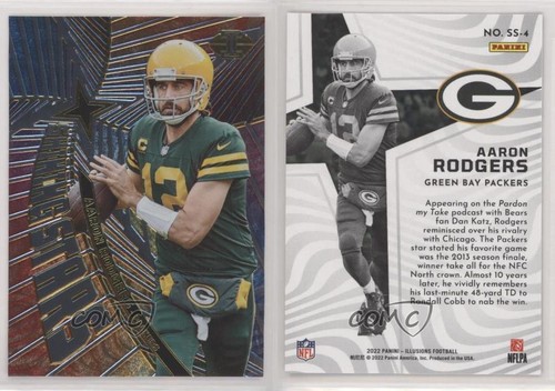 2022 Panini Illusions Shining Stars Aaron Rodgers #SS-4 w1s - 第 3/3 張圖片
