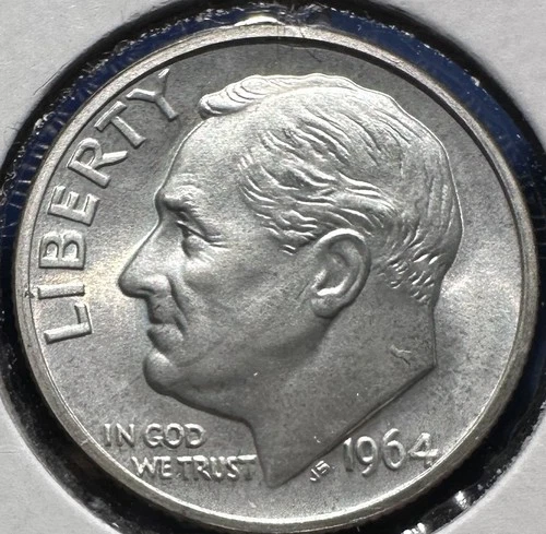 1964-P US Roosevelt Dime Proof 90% Silver 10c