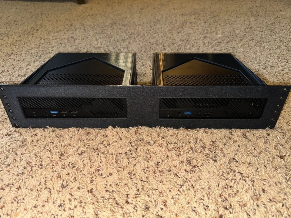 Minisforum MS-01 Dual Rack Mount - 2U - 19inch Rack Network Cabinet - Image 4 of 4