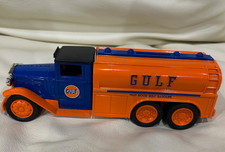 Gulf 1930 Tanker Truck Bank New in Box