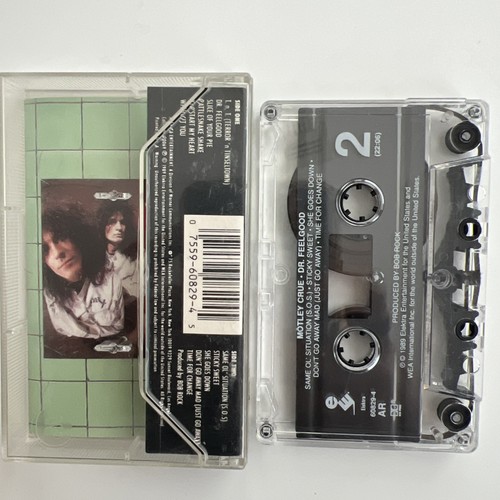 Motley Crue: Dr. Feelgood (Cassette, 1989) Elektra Records - Picture 4 of 7