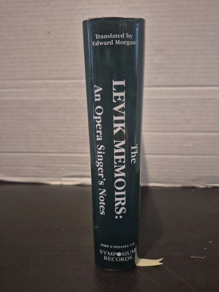 LEVIK MEMOIRS: AN OPERA SINGER'S NOTES By Sergei Levik - Hardcover EUC - Image 2 of 4