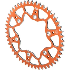 Moto-Master 7075 Aluminum Rear Sprocket - 49 Tooth - Orange 620072549