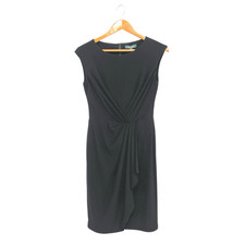 Lauren Ralph Lauren Black Shift Dress Uk Size 8 - New With Tags (14)
