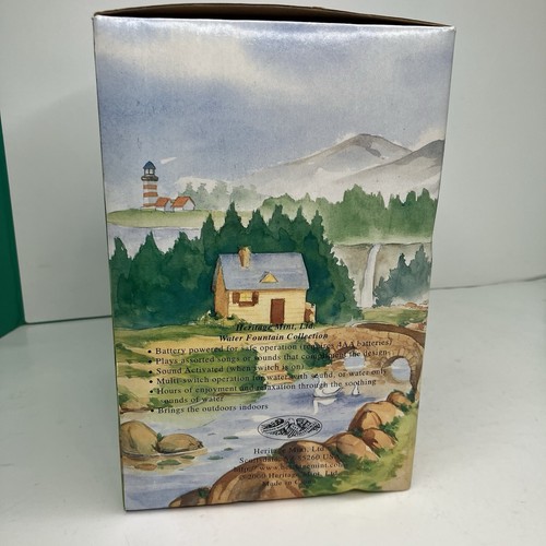 Heritage Mint Ltd. Water Fountain Collection Light House Brand New in Box - Picture 6 of 8