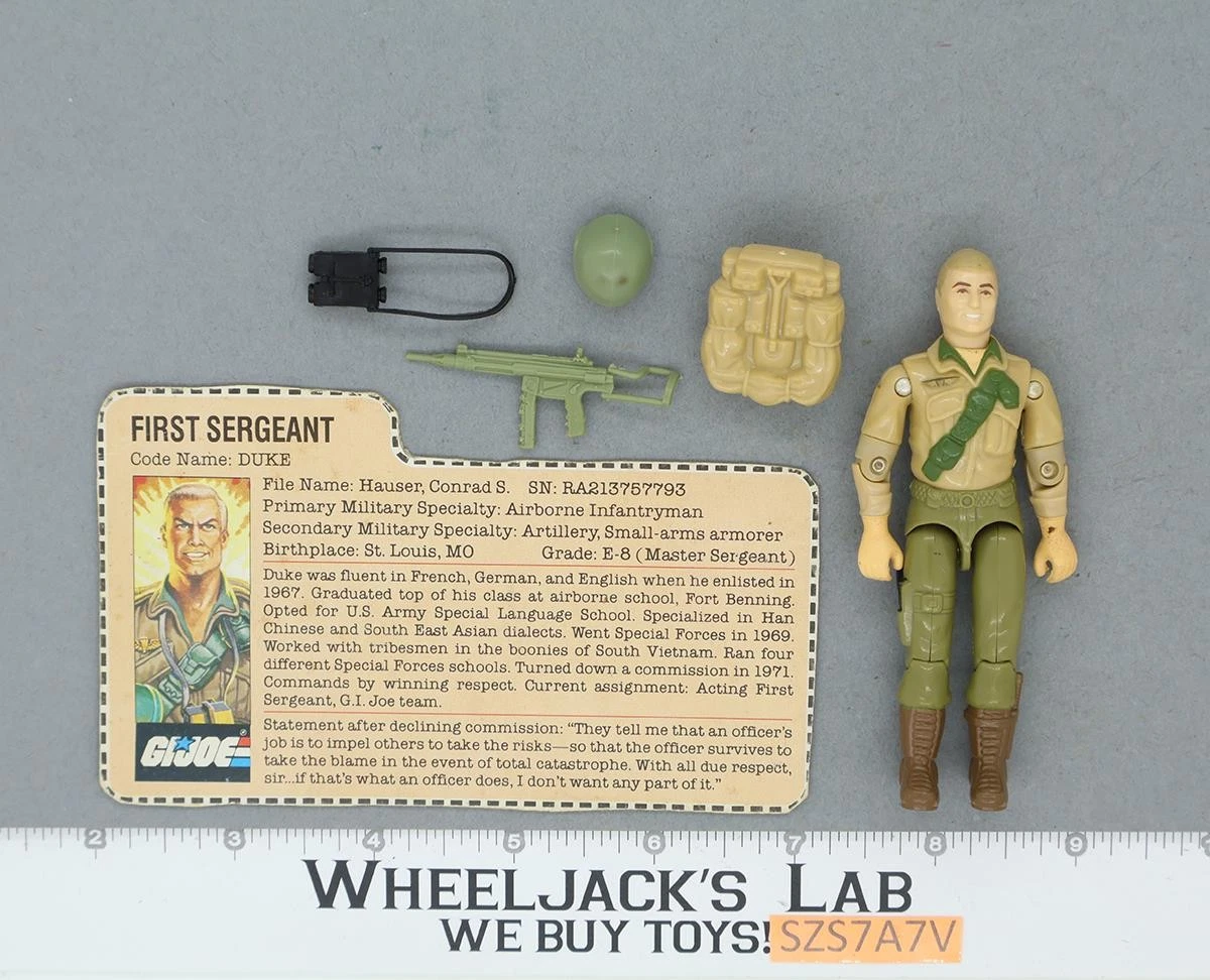 ハズブロ社　GI JOE DUKE 未開封 Duke G.I. Joe Military & Adventure Action Figures 1983 Year