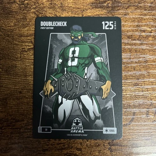 Aaron Rodgers DOUBLECHECK Steel 2024 Bo Jackson Battle Arena Card #30 Steelers