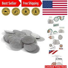 Made in The - 50 3/4 Inch .75" Stainless Steel Mesh Pipe Screen Filters