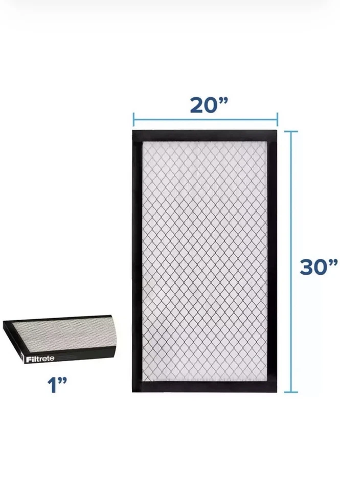 3M 2500 серии Filtrete 1 «фильтр 4 упаковки фильтры 20 x 30 x 1 новый - Изображение 2 из 2