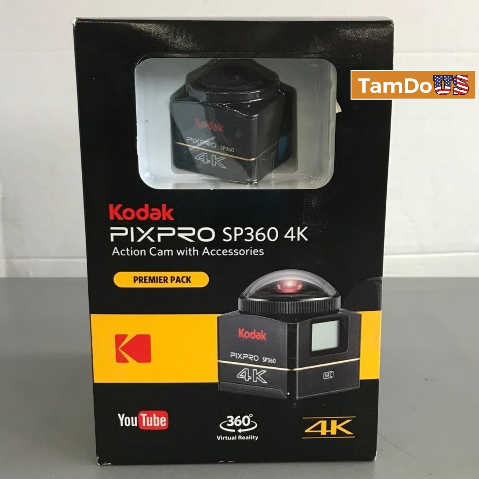 Kodak Pixpro SP360 4K Action Cam with Accessories