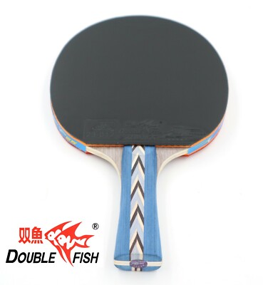 Double Fish Premium Ping Pong Table Tennis Paddle Racket Long