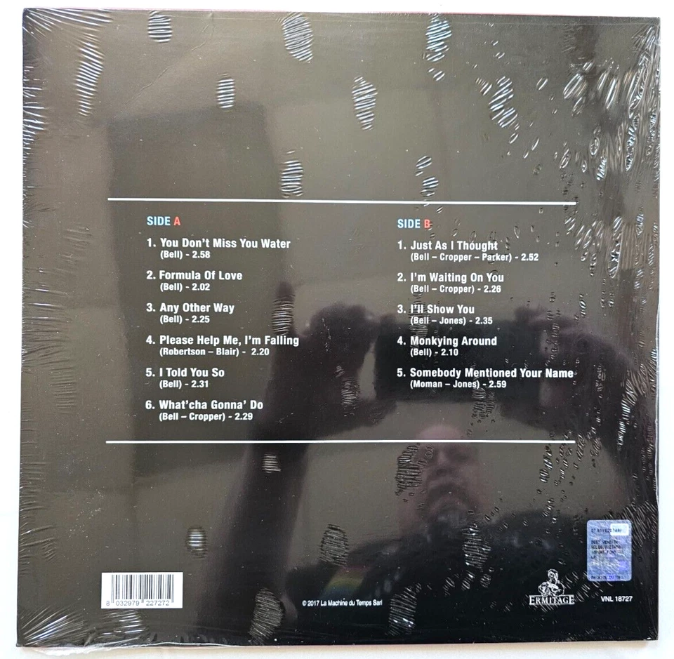William Bell – You Don't Miss Your Water 2019 LP Album vinyl record MINT - Imagem 2 de 4