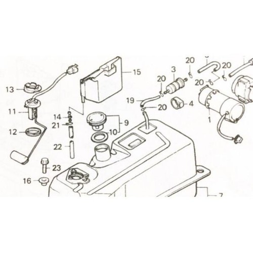 HONDA Genuine HELIX CN250 1986-2007 Fuel Pump 16710-KS4-015 Japan Fusion New - Picture 6 of 12