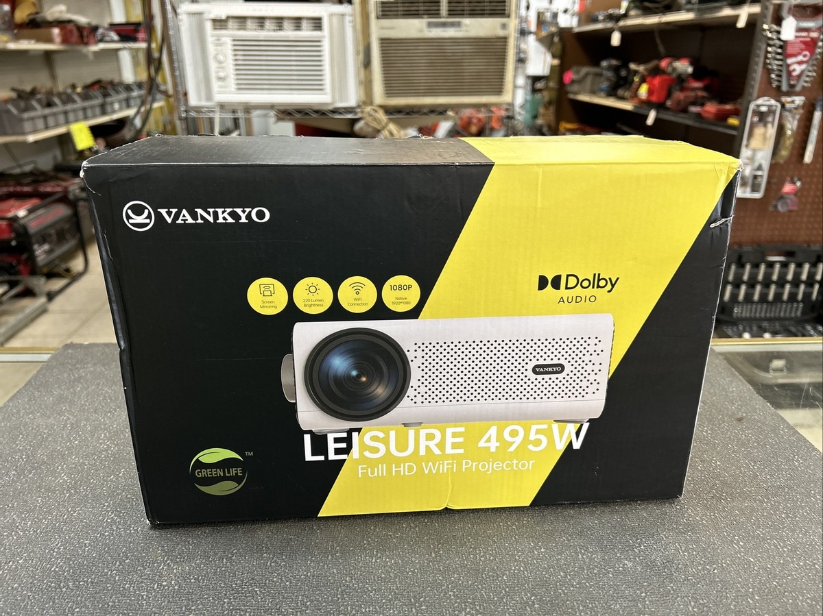 VANKYO LEISURE 495W プロジェクター VANKYO Leisure 495W Native 1080P Projector Full HD 5G WiFi Projector w