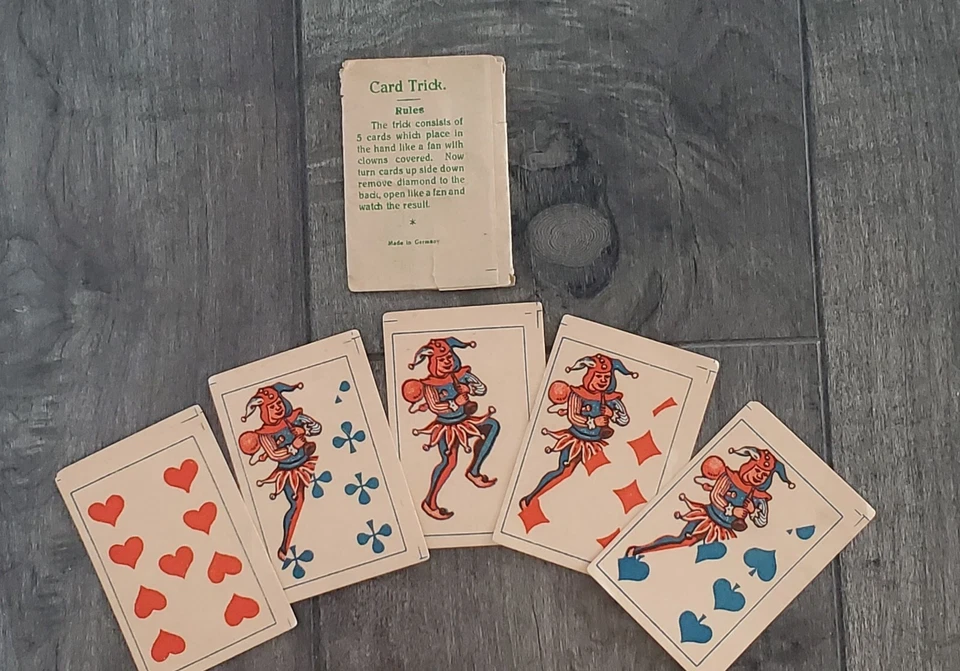 3 Vintage 1920's puzzles/card trick/game - Image 4 of 4