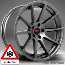 20 Zoll T3 Alufelgen 8,5x20 5x120 ET35 in grau für Tesla Model S und Model X