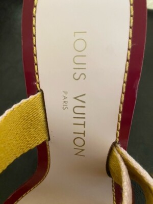 Louis Vuitton Strappy Red Bottom Sandals 38.5 | eBay